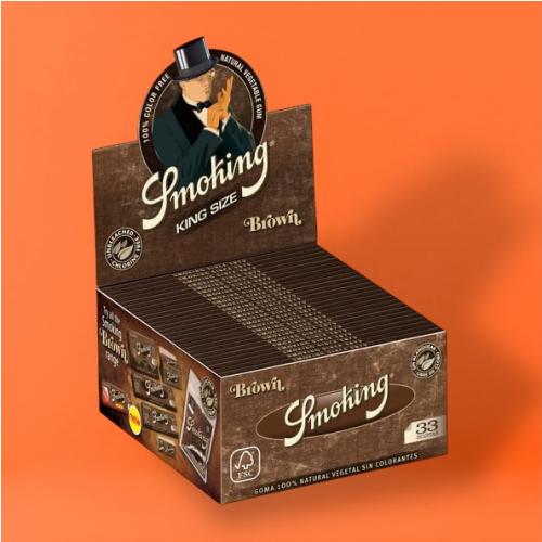 Papel Smoking Brown King Size Slim - Vista alternativa