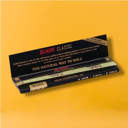 Papel RAW Black King Size Slim - Vista alternativa