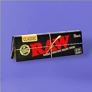 Papel RAW Black 1 1/4