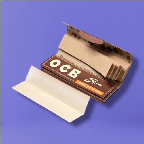 Papel OCB Virgin Marrón Slim + Tips - Vista alternativa