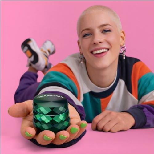 Grinder Champ High Duo-Color  - Negro-verde