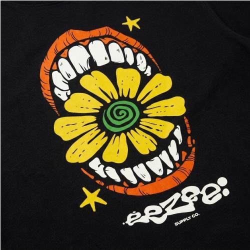 Camiseta Eezee Flowerbreath - M - Labios Rojo