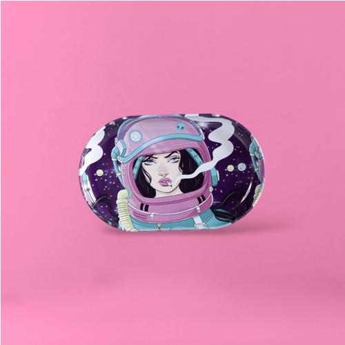 Bandeja Astronauta Rosa con tapa - Vista alternativa