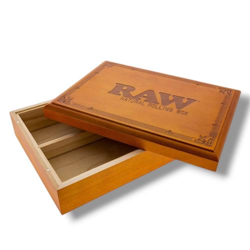 RAW x RYOT Natural Rolling Box Wooden