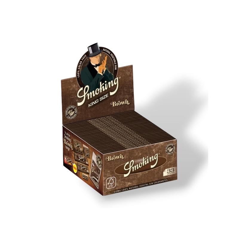Papel Smoking Brown King Size Slim