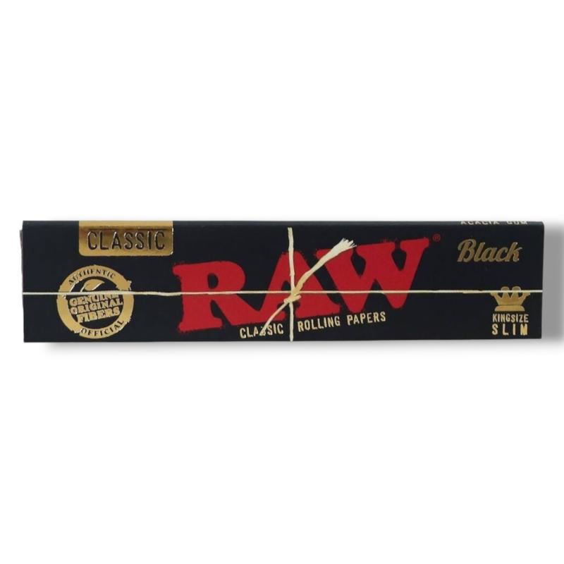 Papel RAW Black King Size Slim