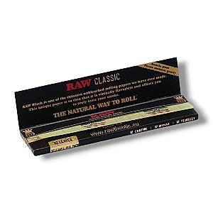 Papel RAW Black King Size Slim