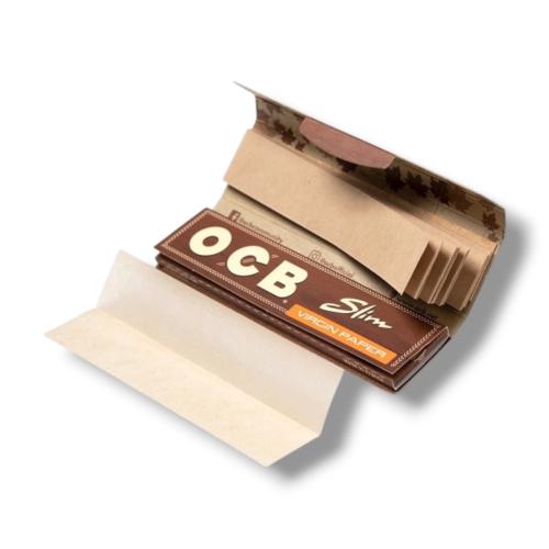 Papel OCB Virgin Marrón Slim + Tips - Vista alternativa