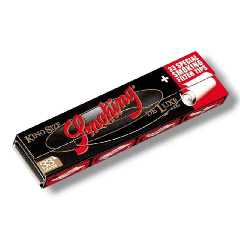 Papel Smoking Deluxe King Size Slim + Tips