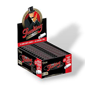 Papel Smoking Deluxe King Size Slim + Tips