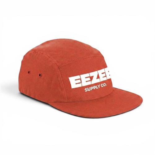 Gorra Eezee 5 panels straight-logo - Rojo