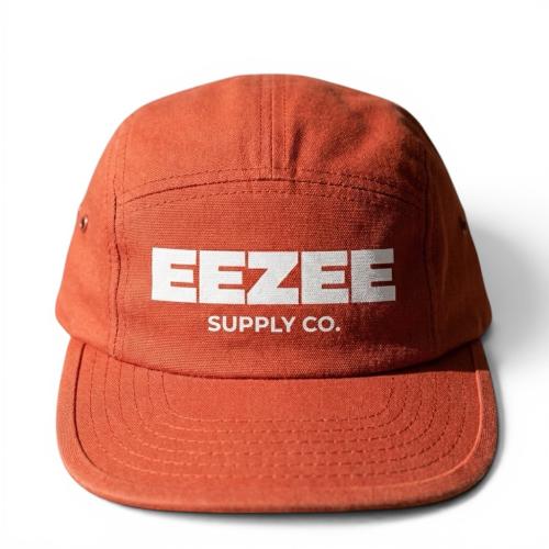 Gorra Eezee 5 panels straight-logo - Rojo - Vista alternativa