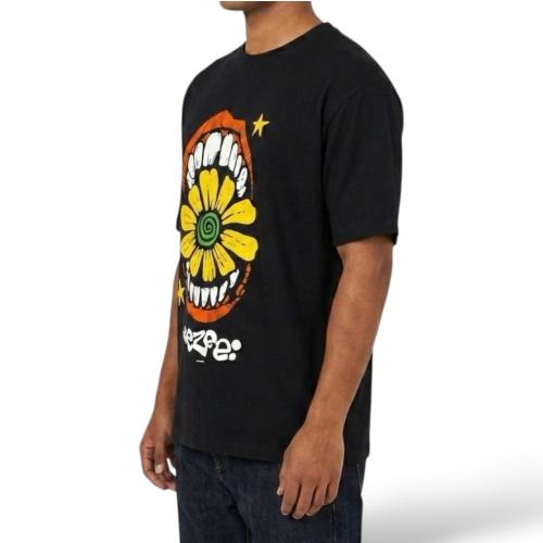 Camiseta Eezee Flowereater - L - Labios Rojo